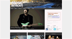 Desktop Screenshot of musicretreats.com